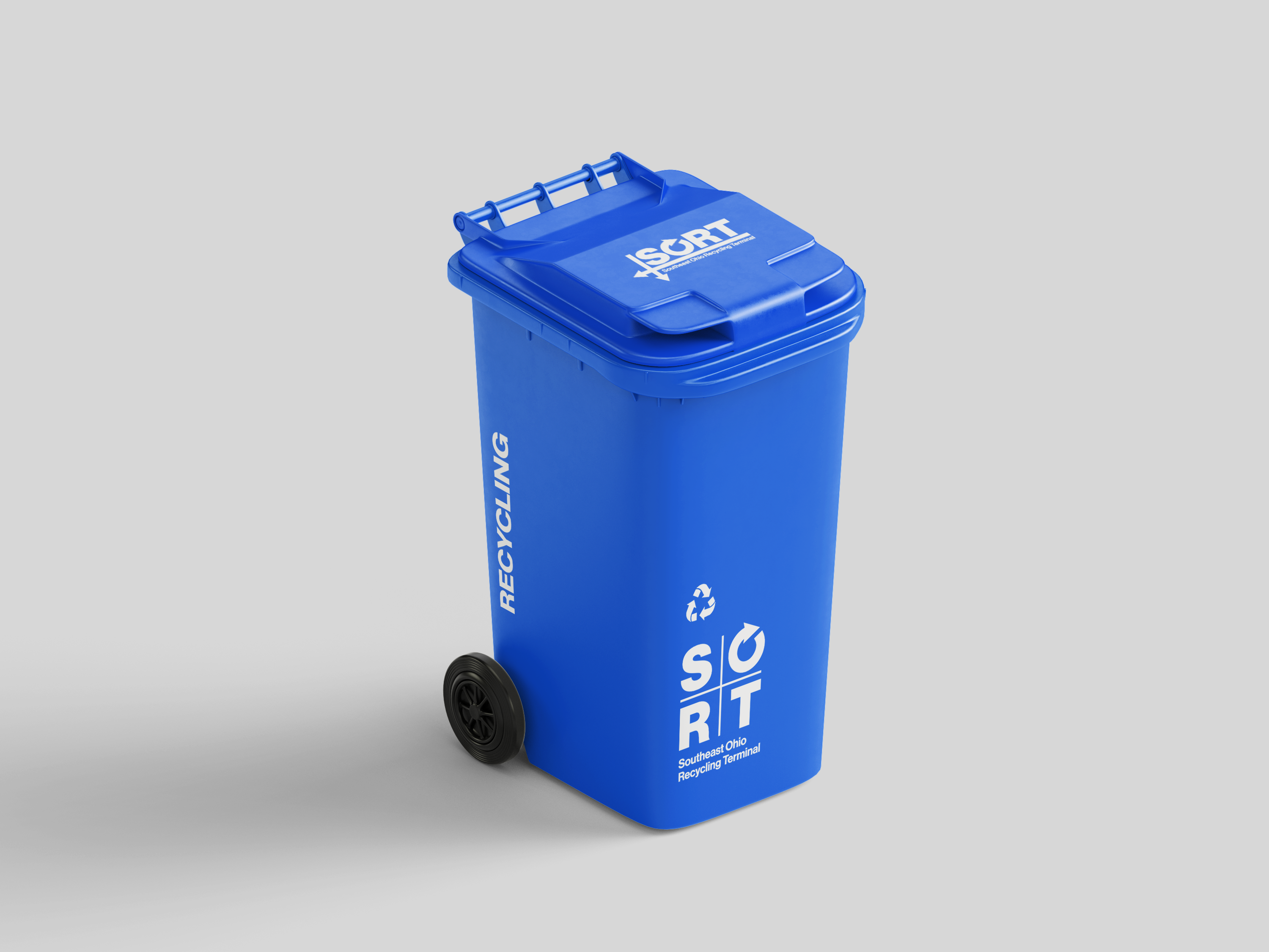 recycling bin mockup