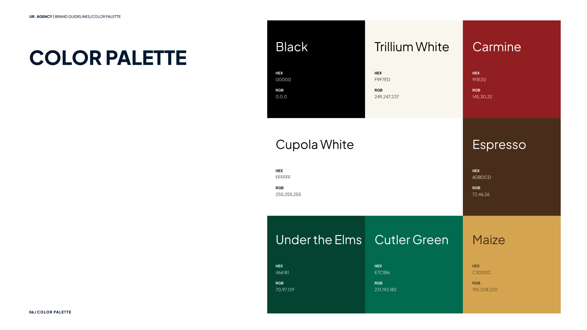 Colorpalette